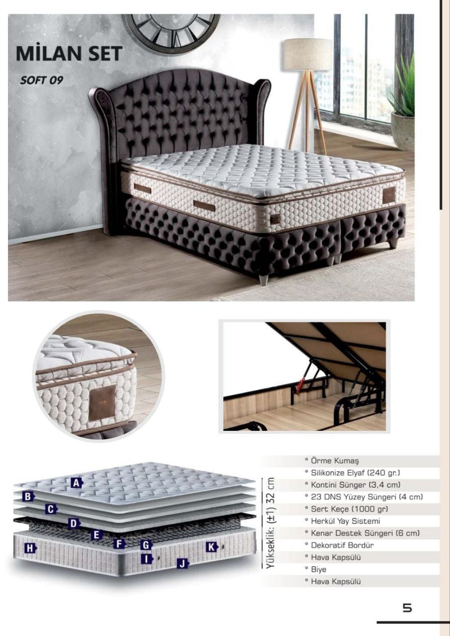 Hypnoz Bett mit Matratze